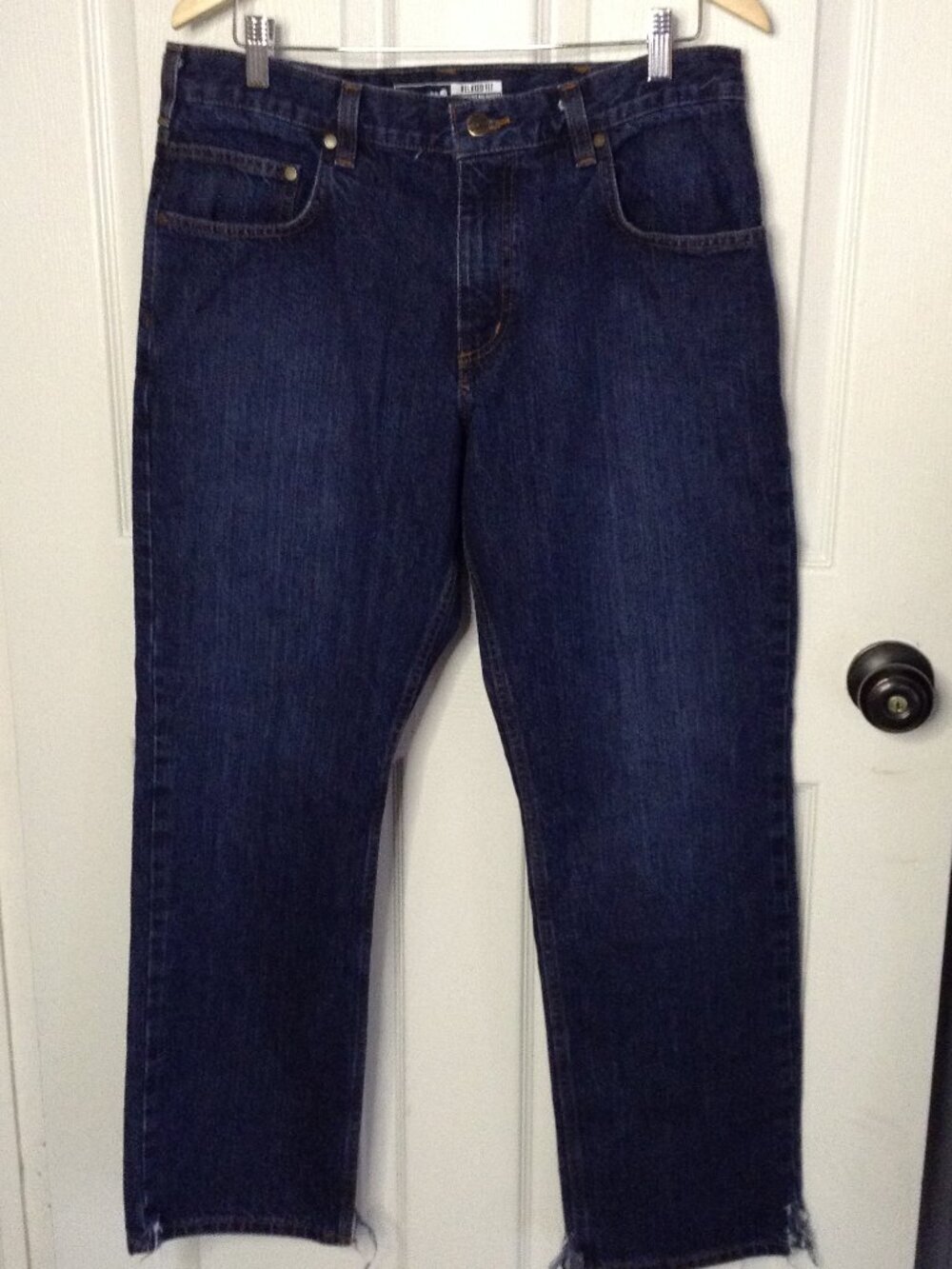 Carhartt Relaxed Fit 34x30 Denim Jeans Classic Quality Utility Workwear Rugged